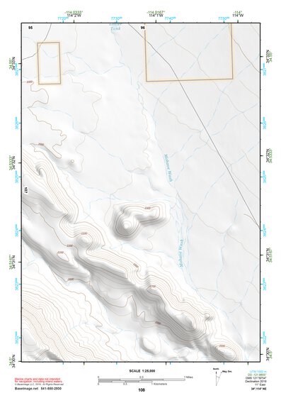 34114NE Page 108 Needles Topo Preview 1