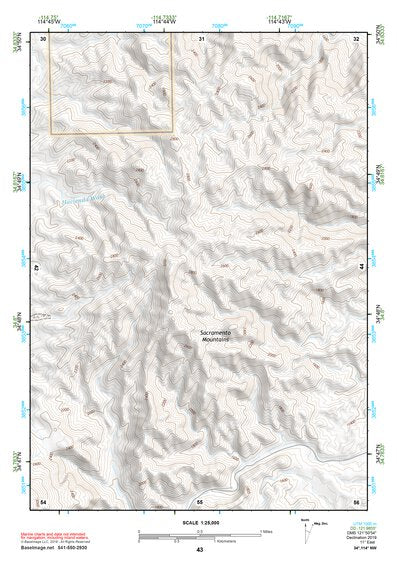 34114NW Page 43 Needles Topo Preview 1