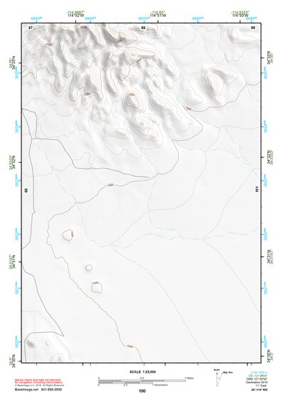 34114NW Page 100 Needles Topo Preview 1