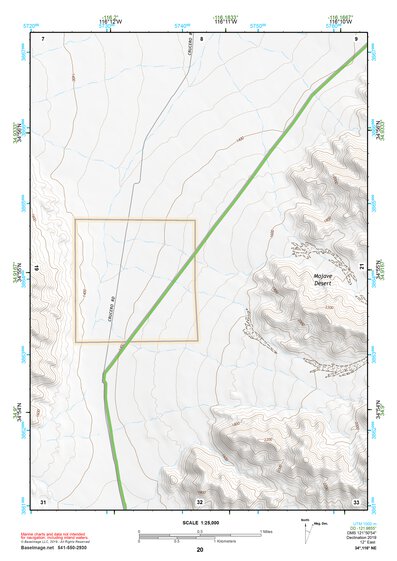 34116NE Page 20 Newberry Springs Topo Preview 1