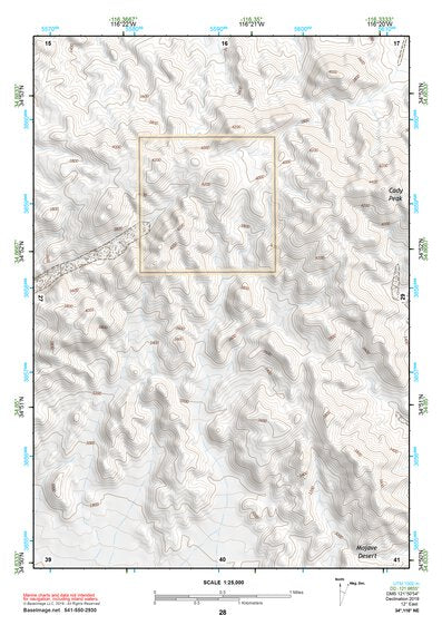 34116NE Page 28 Newberry Springs Topo Preview 1