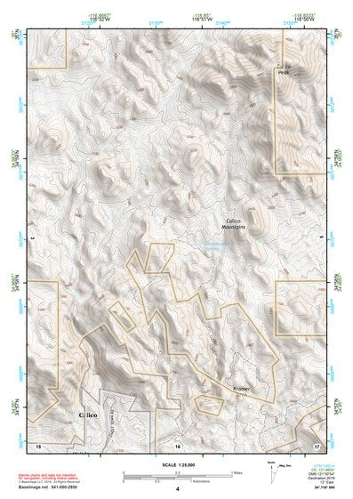 34116NW Page 4 Newberry Springs Topo Preview 1