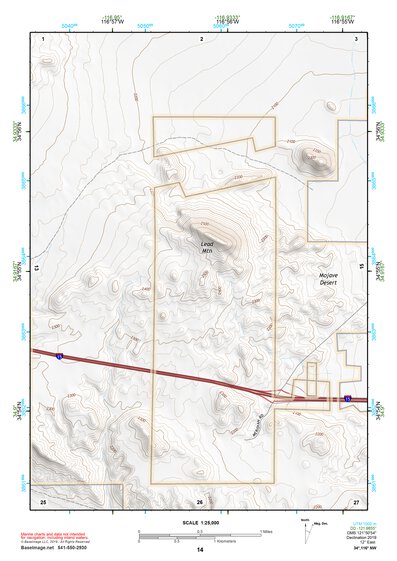 34116NW Page 14 Newberry Springs Topo Preview 1