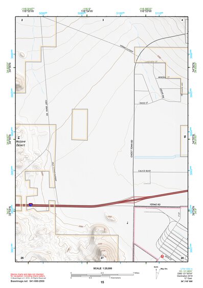 34116NW Page 15 Newberry Springs Topo Preview 1