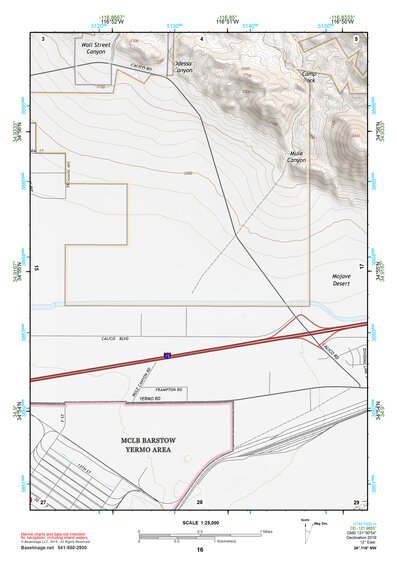 34116NW Page 16 Newberry Springs Topo Preview 1