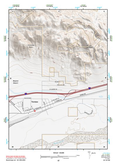 34116NW Page 17 Newberry Springs Topo Preview 1