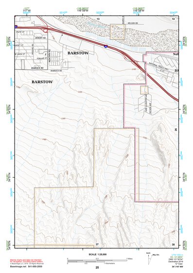 34116NW Page 25 Newberry Springs Topo Preview 1