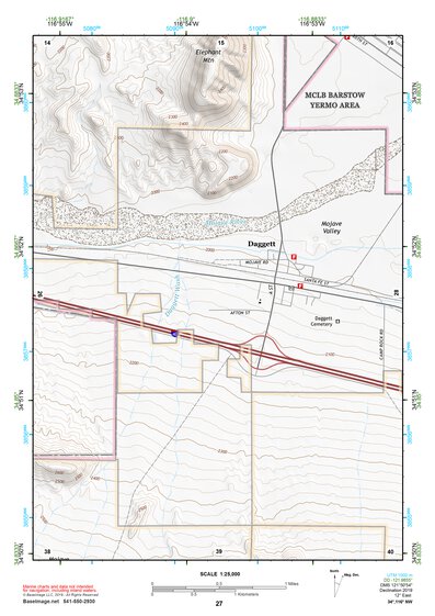 34116NW Page 27 Newberry Springs Topo Preview 1