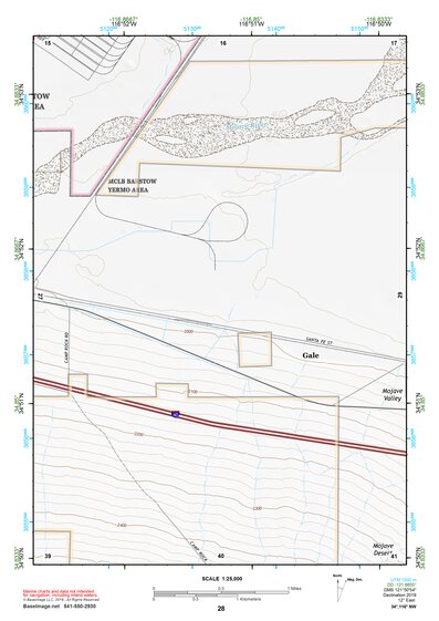 34116NW Page 28 Newberry Springs Topo Preview 1