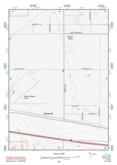 34116NW Page 30 Newberry Springs Topo Preview 1