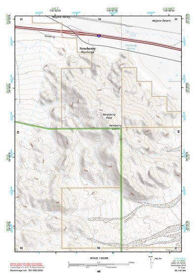 34116NW Page 44 Newberry Springs Topo Preview 1