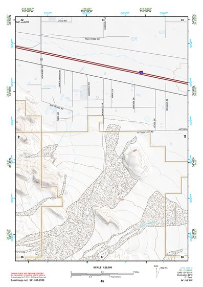 34116NW Page 45 Newberry Springs Topo Preview 1