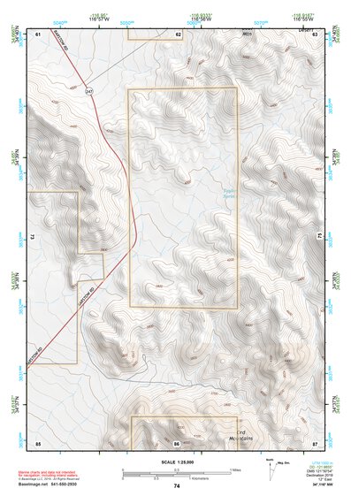 34116NW Page 74 Newberry Springs Topo Preview 1