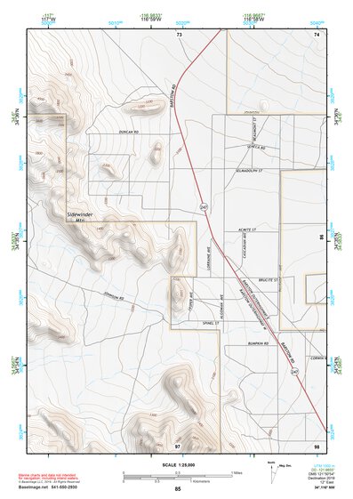 34116NW Page 85 Newberry Springs Topo Preview 1