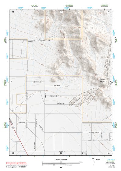34116NW Page 86 Newberry Springs Topo Preview 1