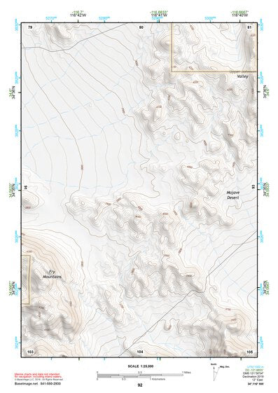 34116NW Page 92 Newberry Springs Topo Preview 1