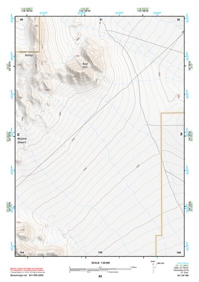34116NW Page 93 Newberry Springs Topo Preview 1
