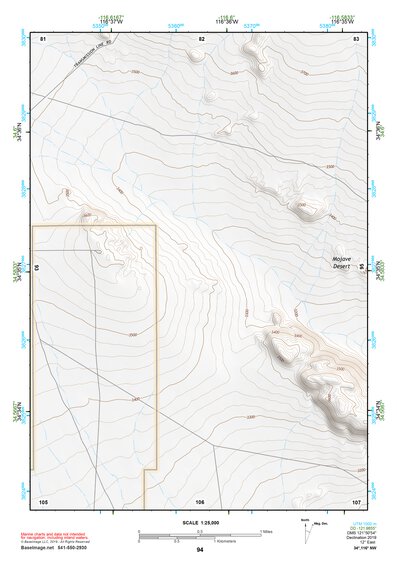 34116NW Page 94 Newberry Springs Topo Preview 1
