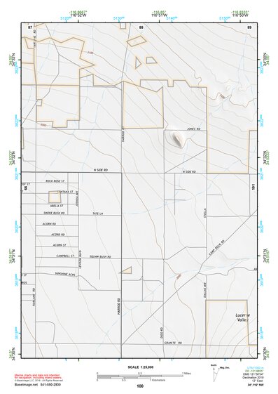 34116NW Page 100 Newberry Springs Topo Preview 1