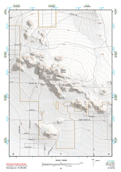 34116SW Page 5 Big Bear Lake Topo Preview 1