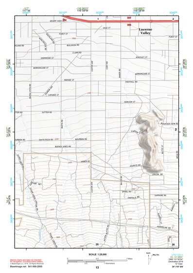 34116SW Page 13 Big Bear Lake Topo Preview 1