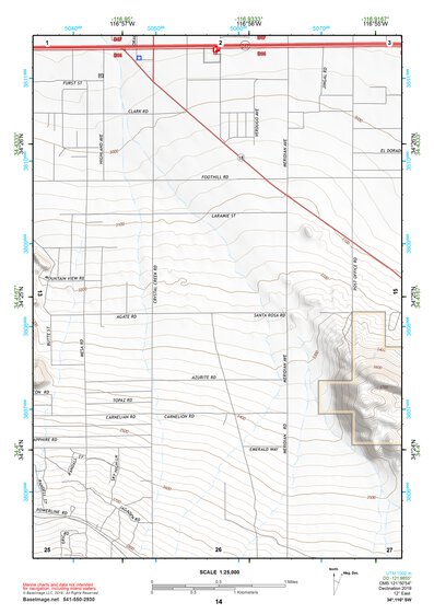 34116SW Page 14 Big Bear Lake Topo Preview 1