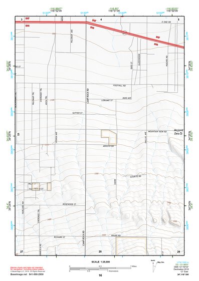 34116SW Page 16 Big Bear Lake Topo Preview 1