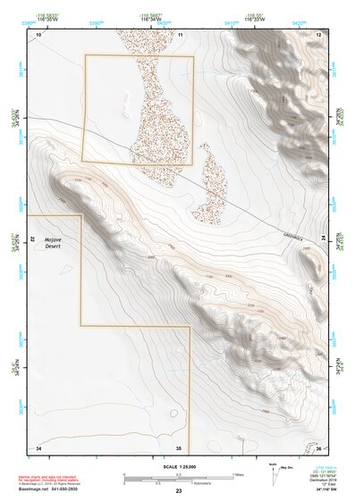 34116SW Page 23 Big Bear Lake Topo Preview 1
