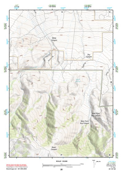 34116SW Page 25 Big Bear Lake Topo Preview 1