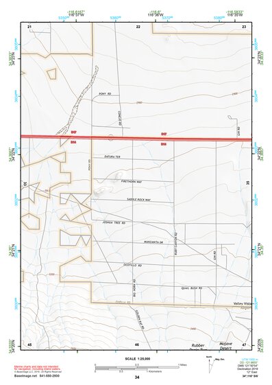 34116SW Page 34 Big Bear Lake Topo Preview 1