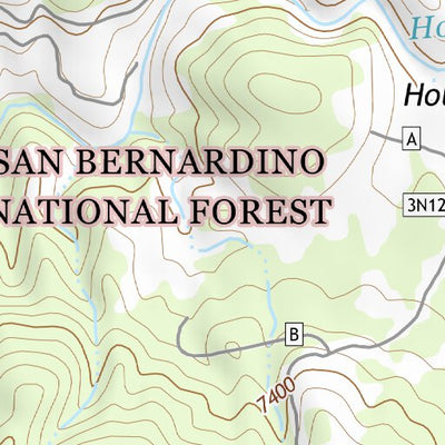 34116SW Page 38 Big Bear Lake Topo Preview 2