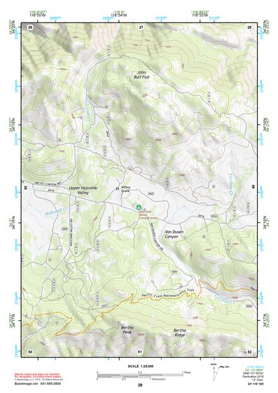 34116SW Page 39 Big Bear Lake Topo Preview 1