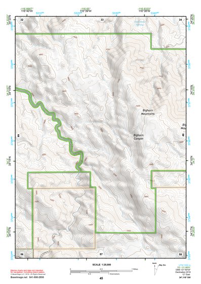 34116SW Page 45 Big Bear Lake Topo Preview 1