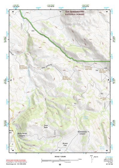34116SW Page 55 Big Bear Lake Topo Preview 1