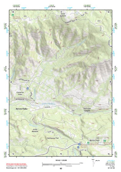 34116SW Page 63 Big Bear Lake Topo Preview 1