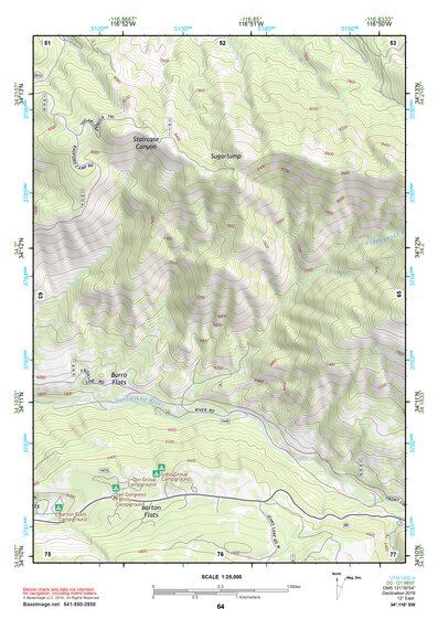 34116SW Page 64 Big Bear Lake Topo Preview 1
