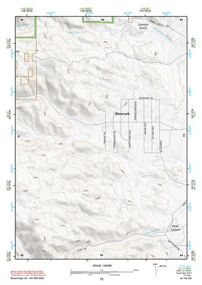 34116SW Page 71 Big Bear Lake Topo Preview 1