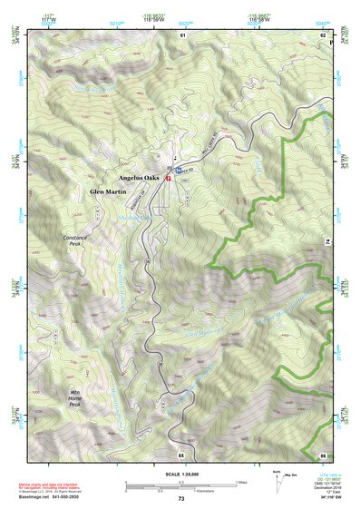 34116SW Page 73 Big Bear Lake Topo Preview 1