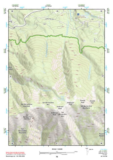 34116SW Page 75 Big Bear Lake Topo Preview 1