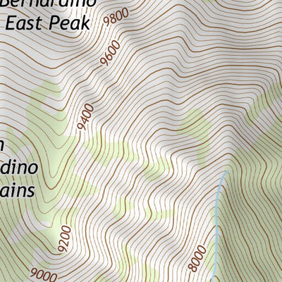 34116SW Page 75 Big Bear Lake Topo Preview 3