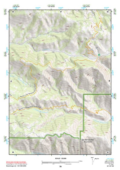 34116SW Page 79 Big Bear Lake Topo Preview 1