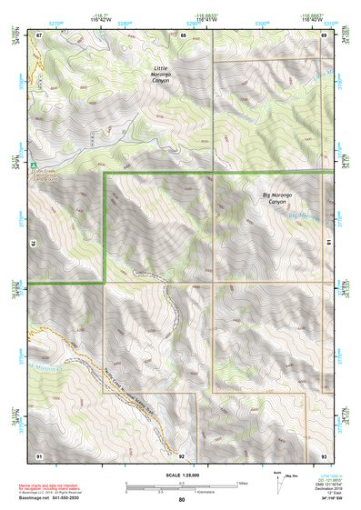 34116SW Page 80 Big Bear Lake Topo Preview 1