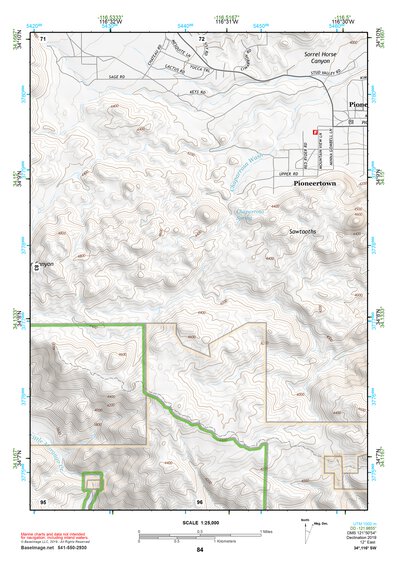 34116SW Page 84 Big Bear Lake Topo Preview 1