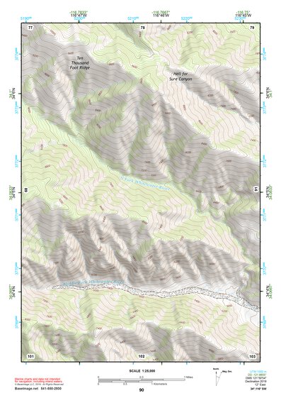 34116SW Page 90 Big Bear Lake Topo Preview 1