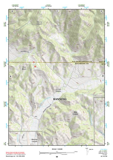 34116SW Page 99 Big Bear Lake Topo Preview 1