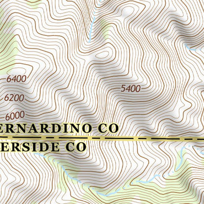 34116SW Page 103 Big Bear Lake Topo Preview 3