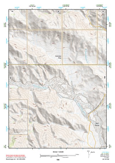 34116SW Page 104 Big Bear Lake Topo Preview 1