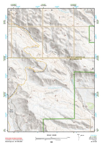 34116SW Page 105 Big Bear Lake Topo Preview 1