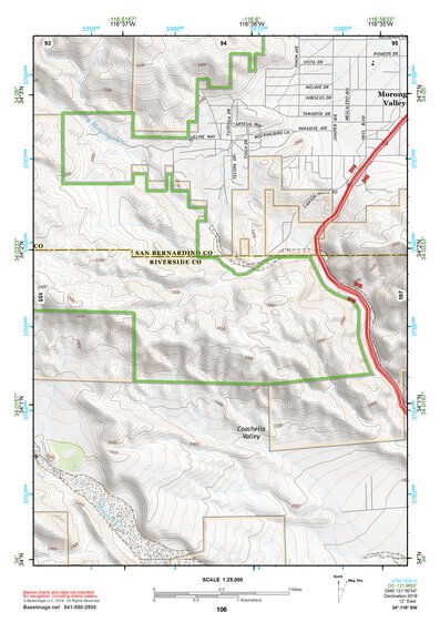 34116SW Page 106 Big Bear Lake Topo Preview 1