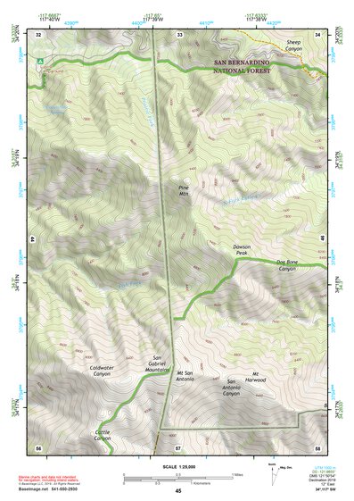 34117SW Page 45 San Bernardino Topo Preview 1